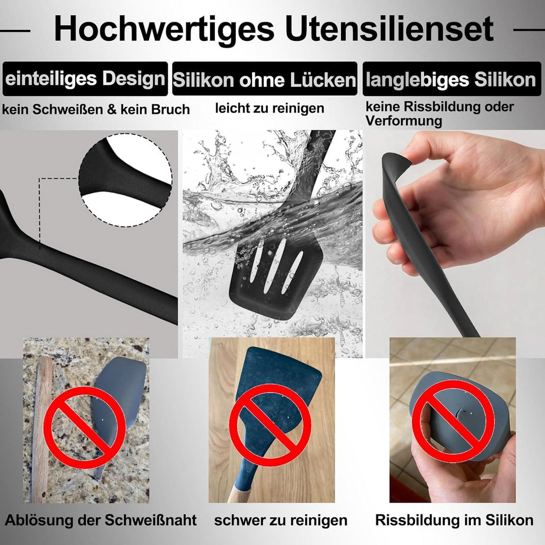 Norvo | KitchenPro - Silikon Kjøkkenredskapssett