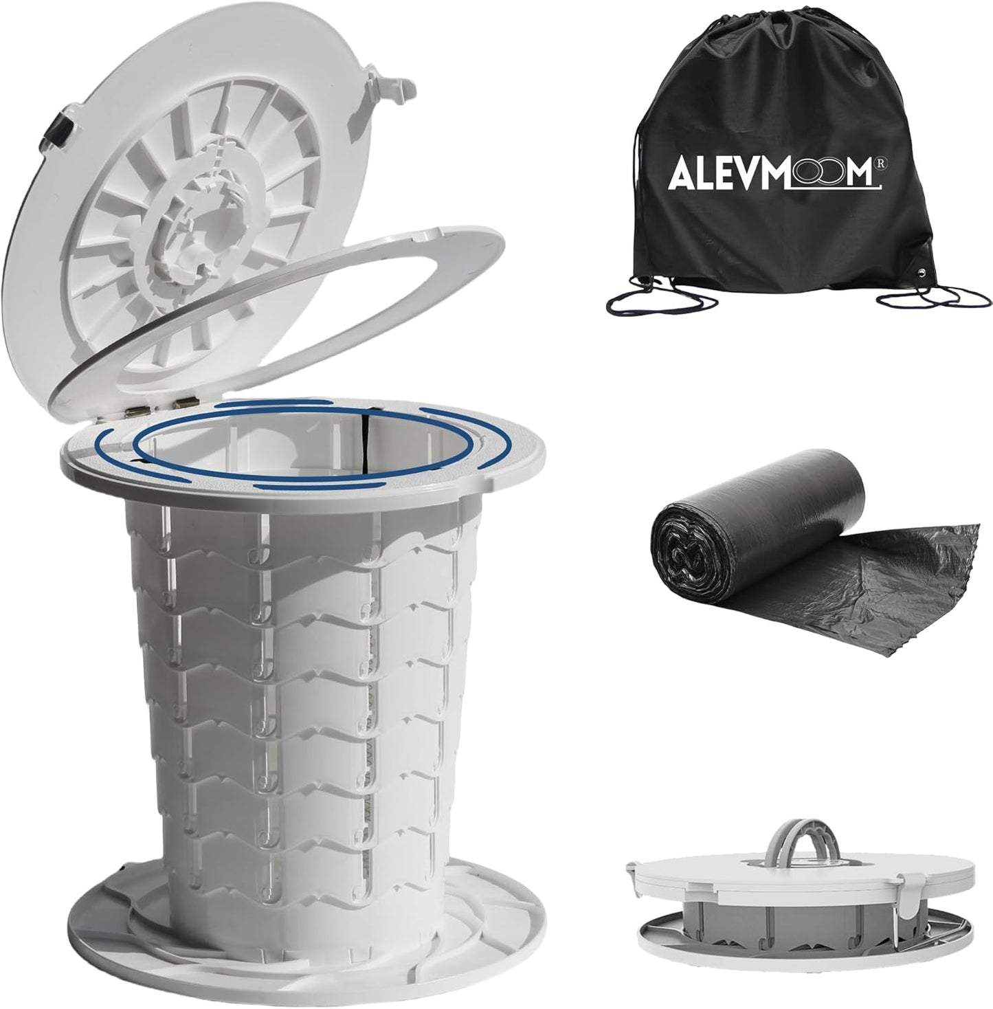 Frendorf | Bærbart toalett med justerbar høyde – CampMate