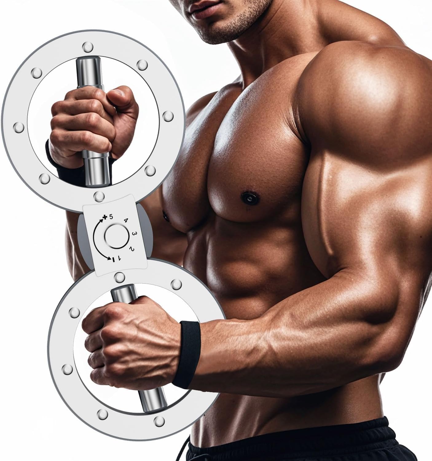 Frendorf | Twister Arm Treningsapparat med Justerbar 12LB Motstand og 360° Rotasjon – Zeynor