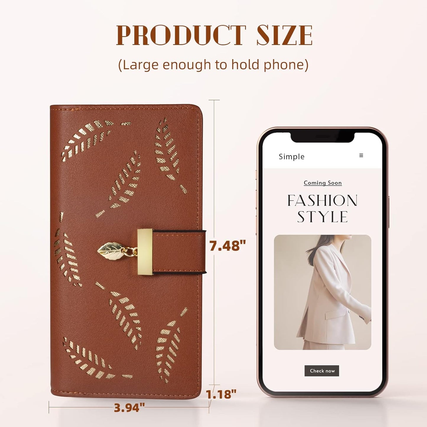 Stilig Lærpung for Kvinner Norvo