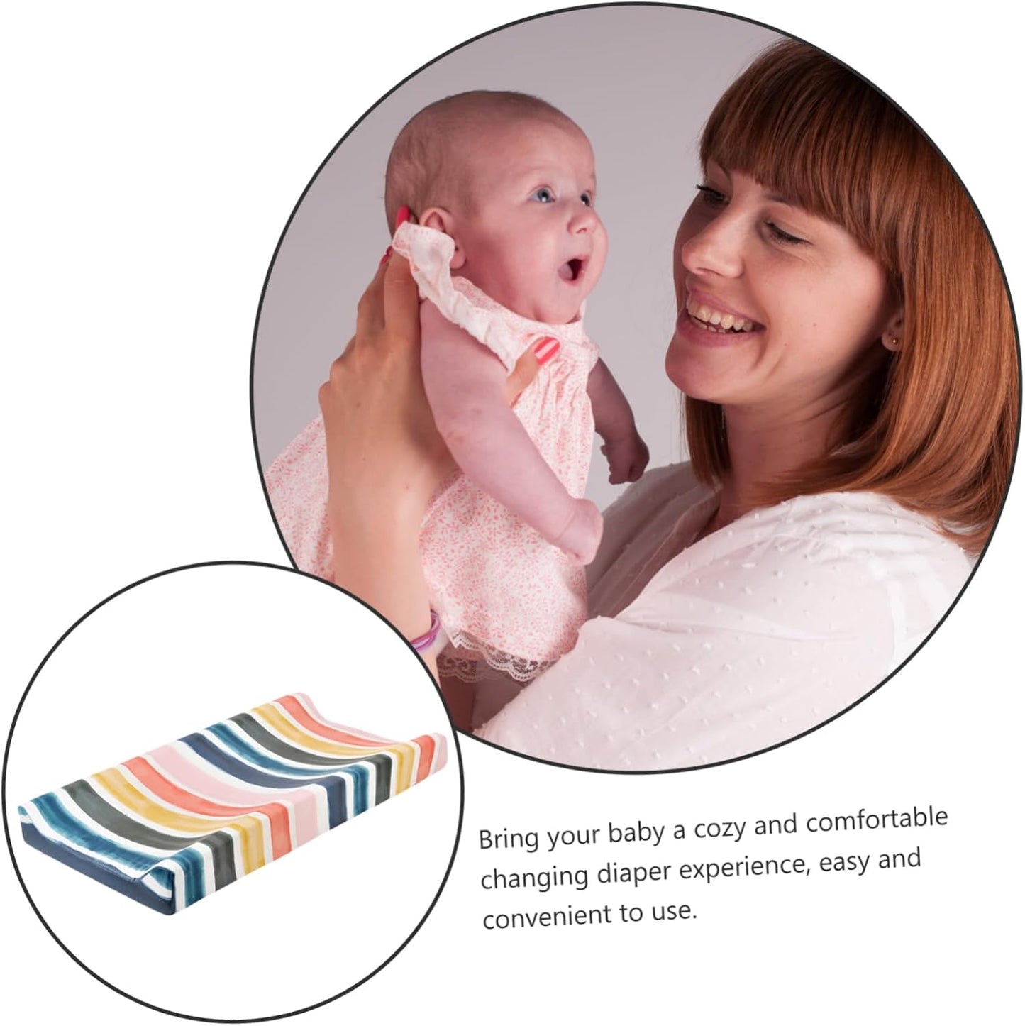 Norvo | Stellematte trekk for baby – Mykt og tilpasset trekk for stellebord