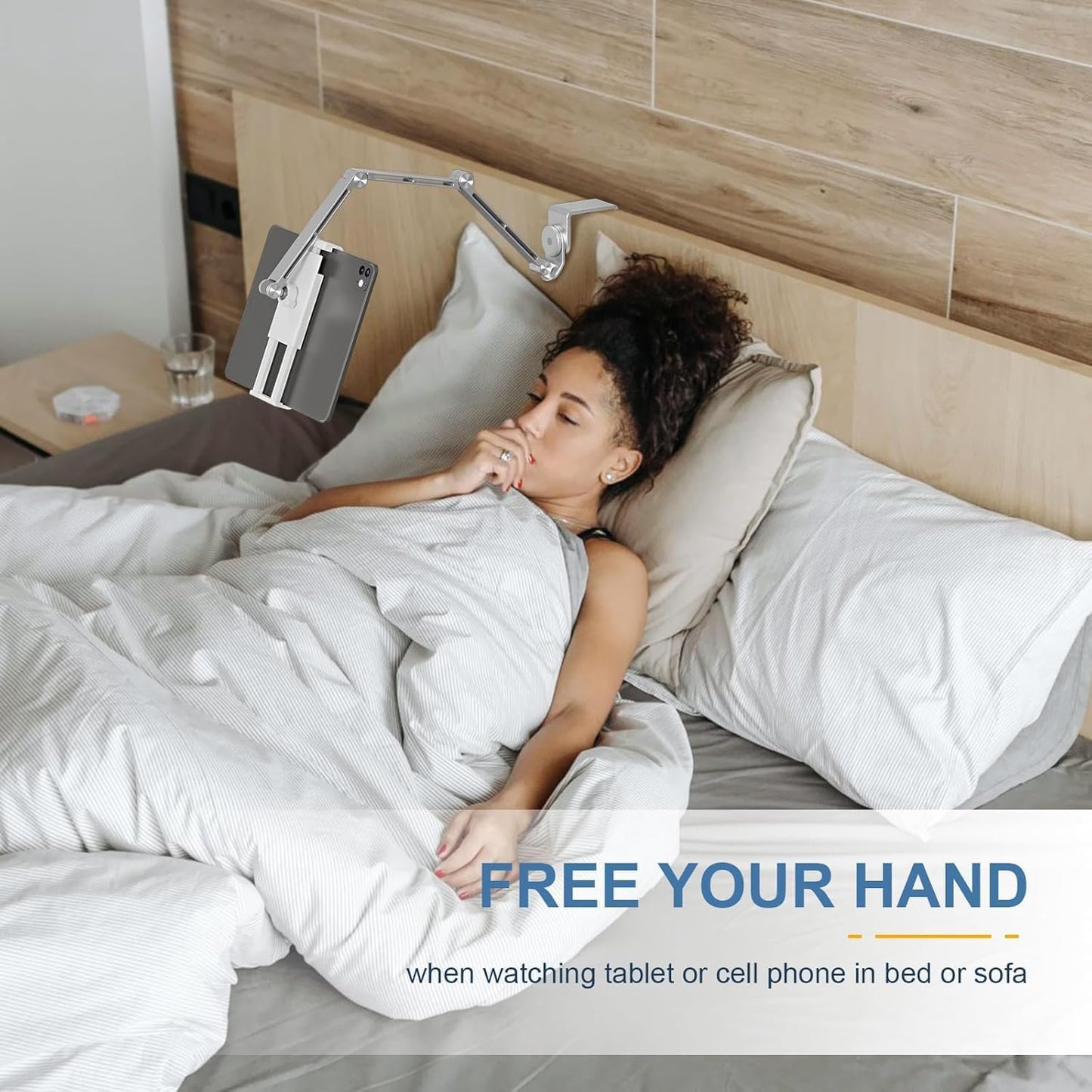 Norvo | Justerbart Aluminium Tablet Bordstativ med 360° Rotasjon – Movaro