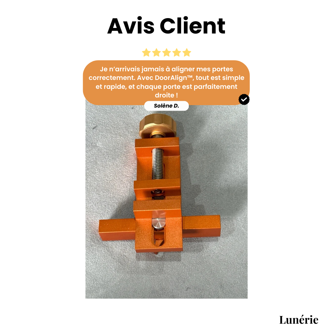 Norvo | DoorFix Dørjusteringsverktøy | Forsterket Aluminium | Presis Skap- og Kabinettinstallasjon