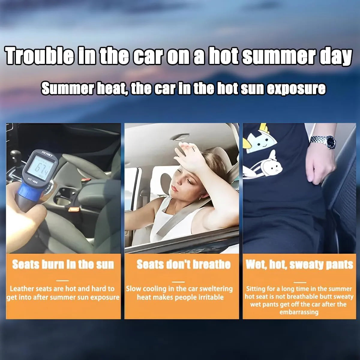 Norvo | Anti-skli bilpute laget av is-silk, egnet for sommerbruk