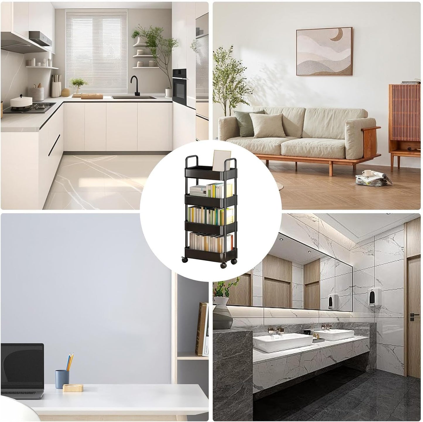 Frendorf | Rullende nyttevogn med hjul og håndtak – Veyora