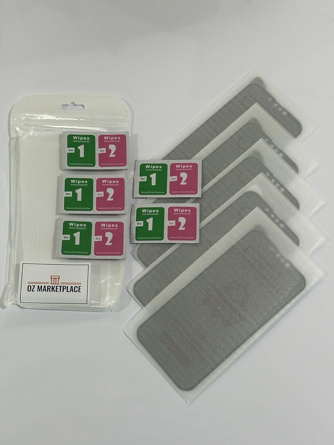 Norvo [5 Pakke] [3 Pakke + 2 BONUS] KLAR Holdbar Fleksibel Keramisk Skjermbeskytter for Samsung Galaxy A71, A81, A91, S10 LITE, Note 10 LITE, Note 20, Note 20 5G, M51, M62, F62 - Premium