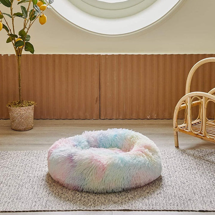 Norvo | Beef Rainbow Ekstra Plysj Beroligende Donut Hundesenger