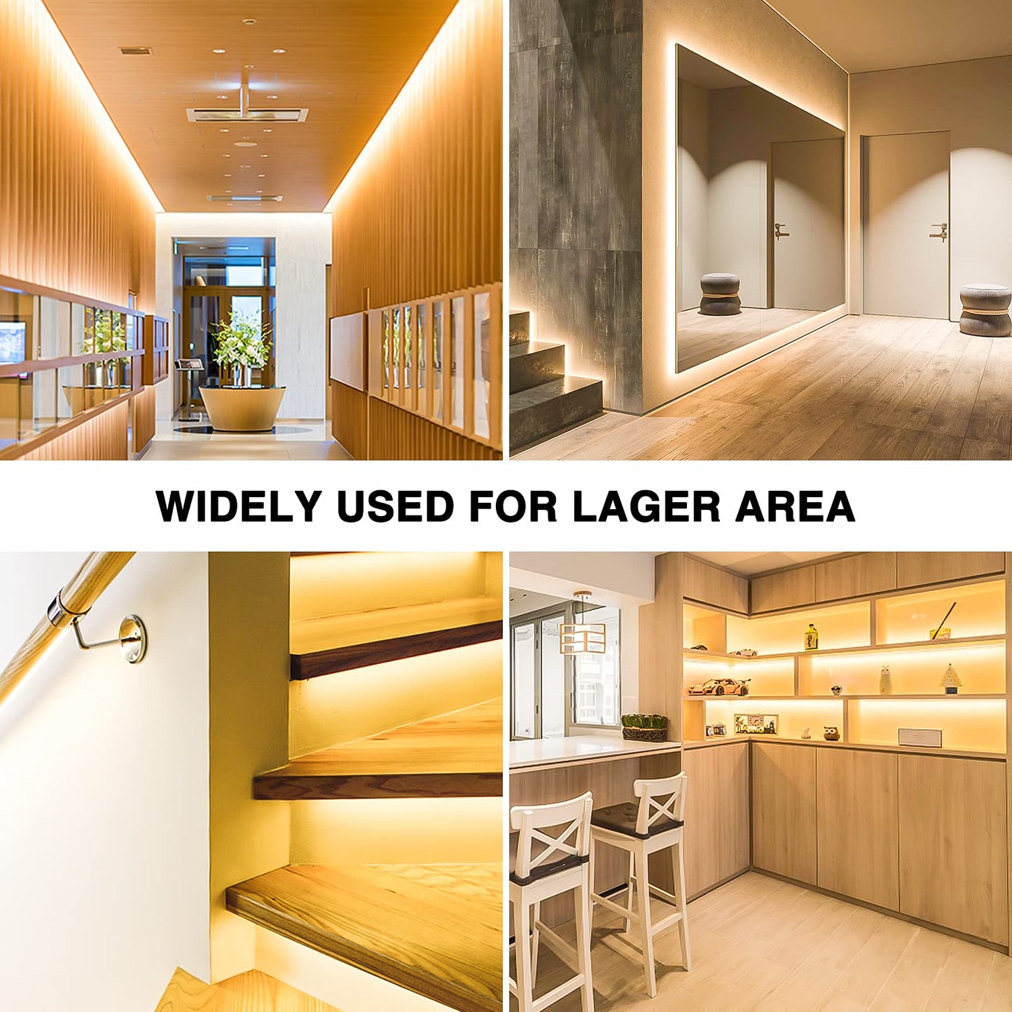 Norvo | Onforu 20m Varm Hvit Led Strips, Dimmbar 3000K, 1200 Leds For Hjem