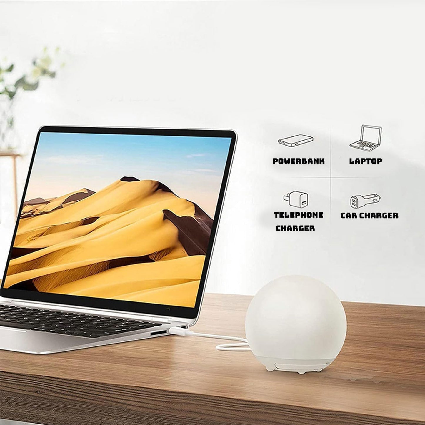 Norvo | Amming Nattlampe | Myk BPA-fri silikontouchlampe med øyevennlig trinnløs demper