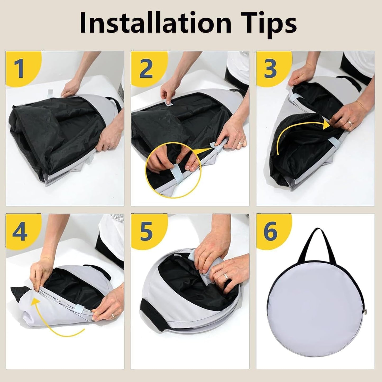 Norvo | Laptop Solskjerm – Sammenleggbar Anti-blendings Personvernstelt for 13–16" Enheter – Travory