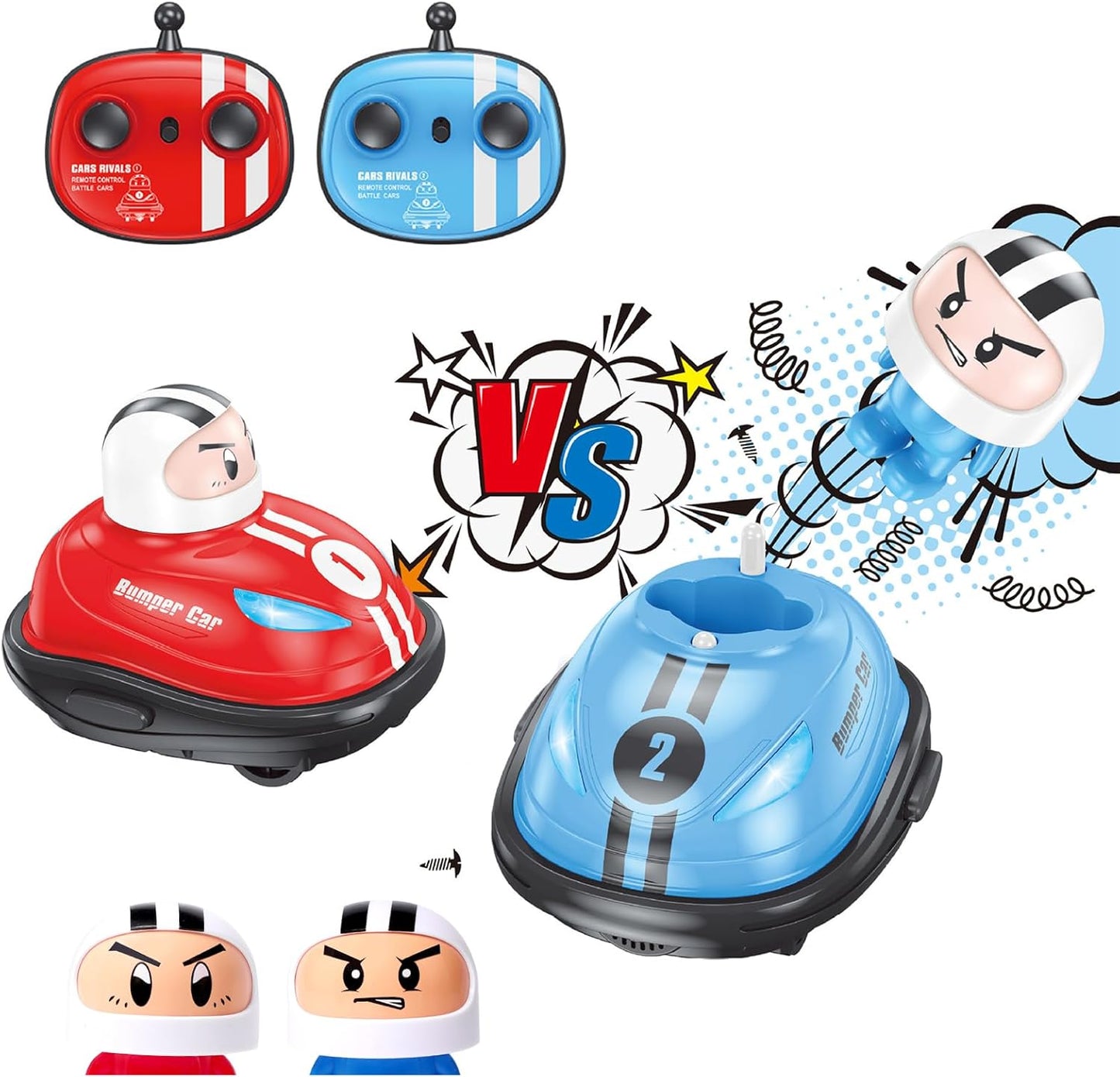 Norvo | Mini Bumper RC Kart™ | Drifting og bumping for hele familien - Drifting RC bumperbiler