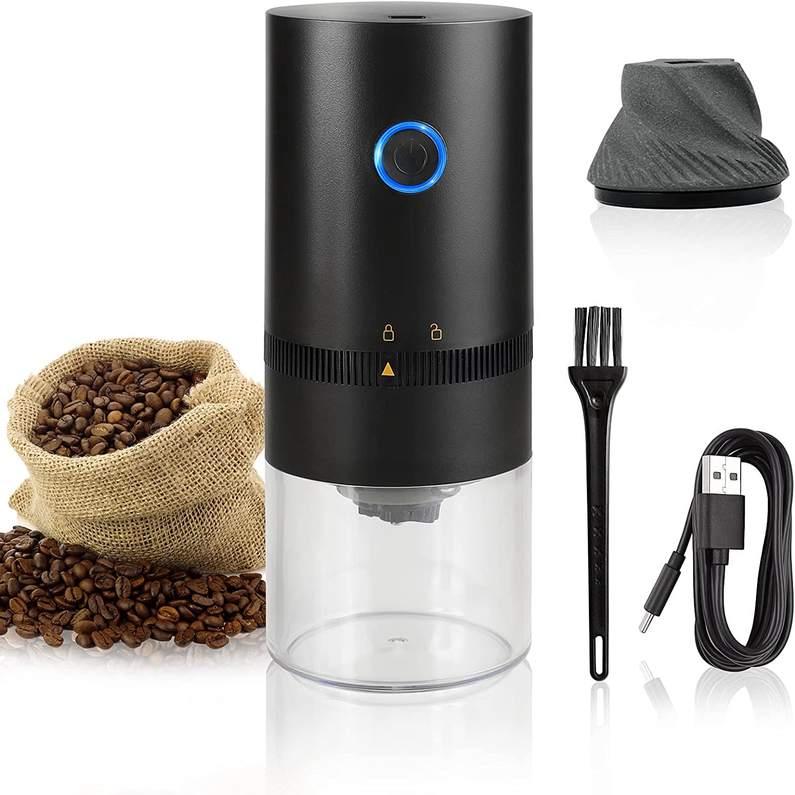 Norvo | Bærbar Elektrisk Kaffekvern med USB Type-C Lading & Keramisk Kvern