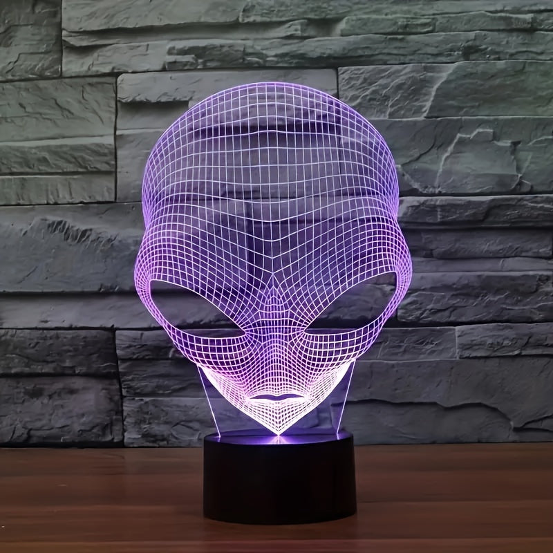 Norvo | AstroLight – 3D-alienlampe med LED fargebelysning og berøringskontroll
