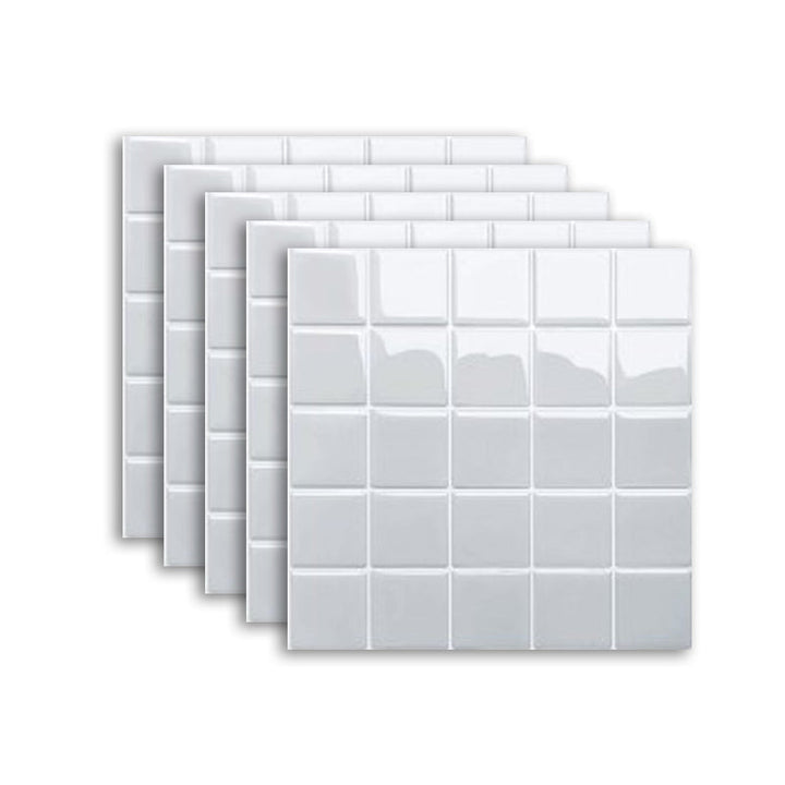 Norvo | Hvit Mosaic Peel & Stick Flis Vanntett Kjøkken Backsplash Tapet