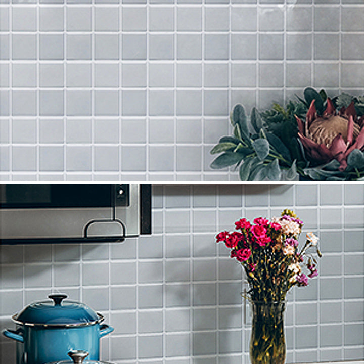 Norvo | Hvit Mosaic Peel & Stick Flis Vanntett Kjøkken Backsplash Tapet