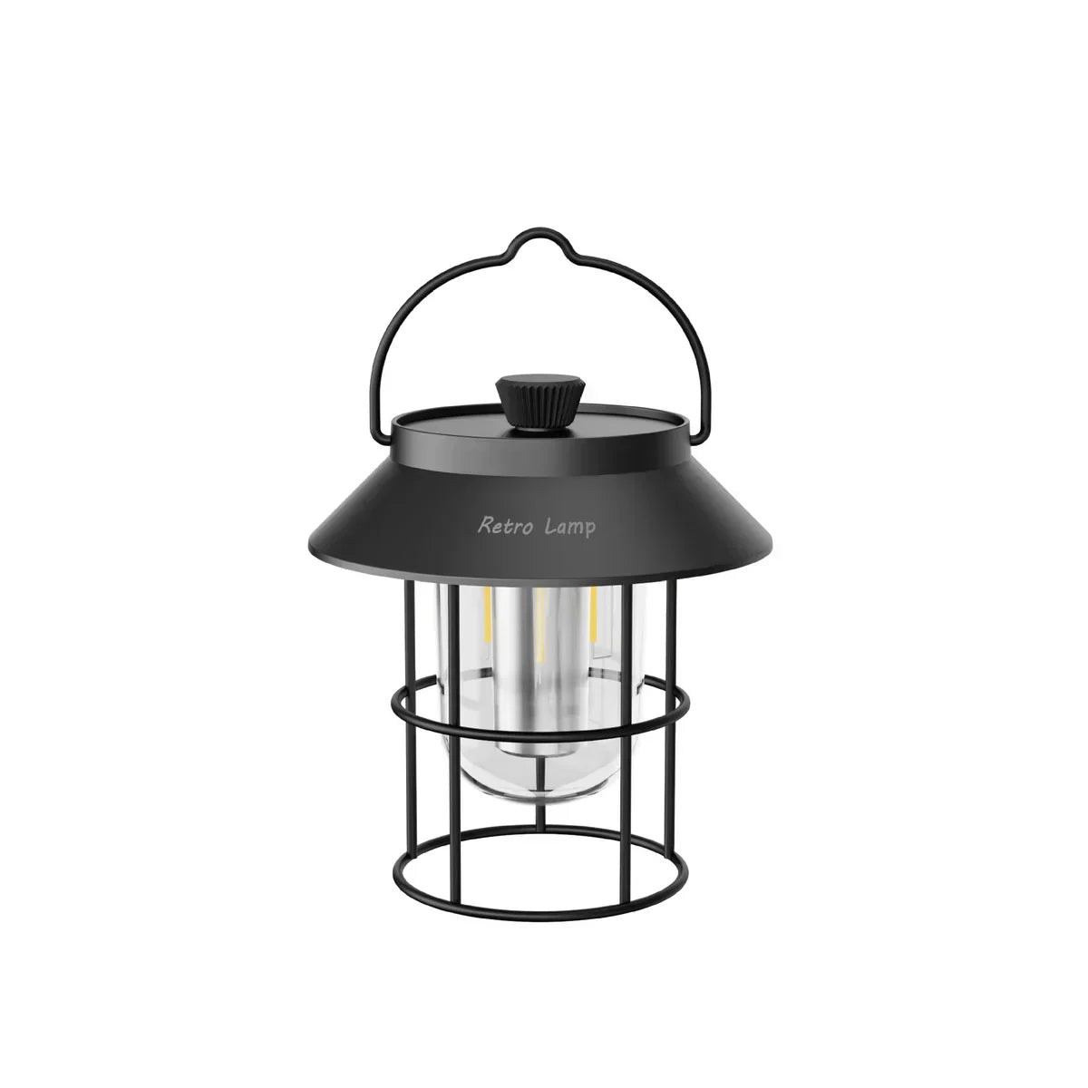 Norvo | LED Camping Lantern i Retro Design – Bærbar Lampe for Innendørs og Utendørs
