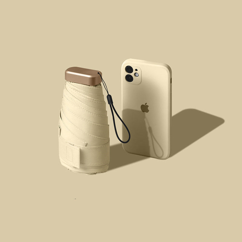 Norvo | Minibar bærbar UV-beskyttelsesparaply, for reise og pendling