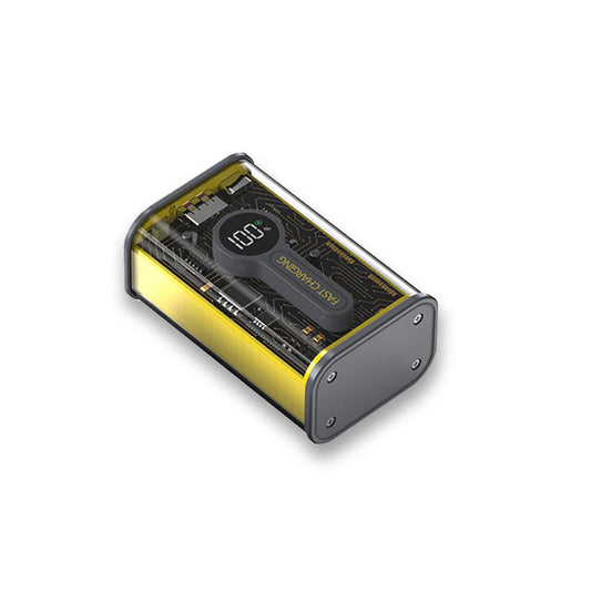 Norvo | Transparent Mecha Vind Super Kapasitet Power Bank (10000mah)