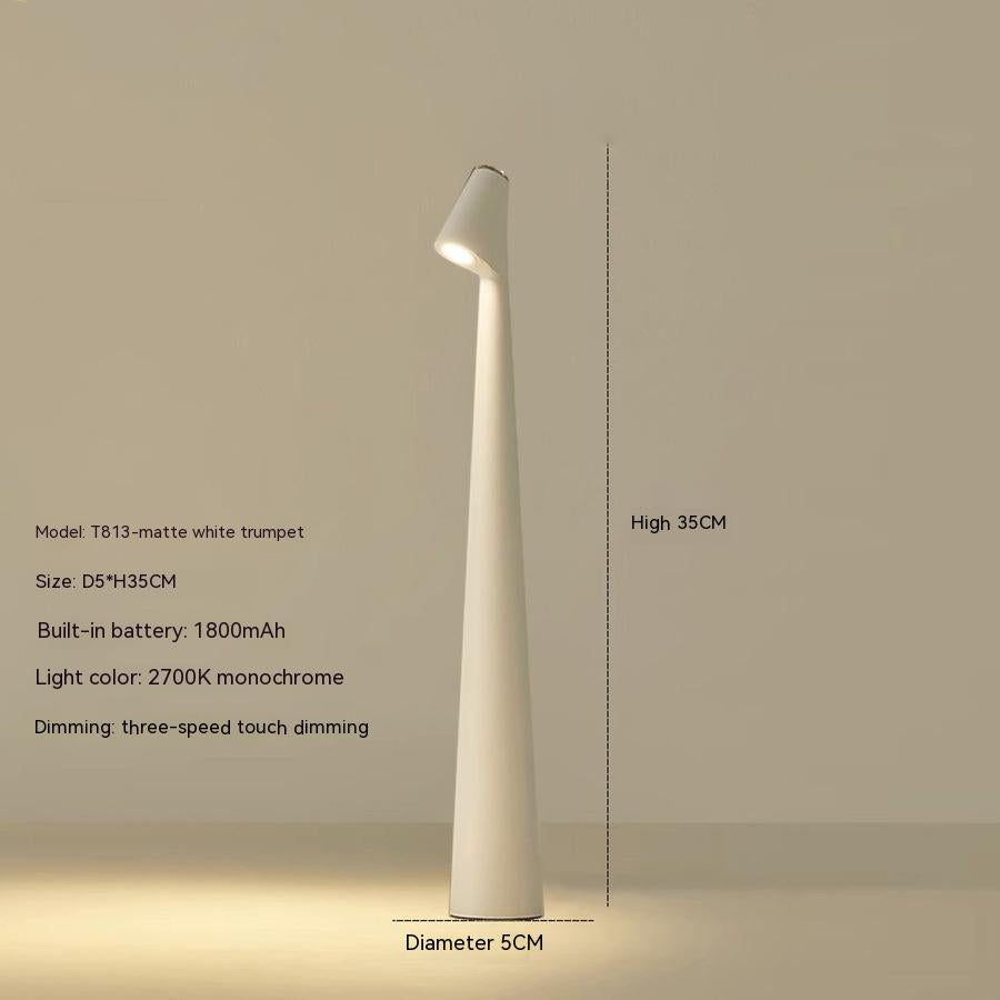 Norvo | Bordlampe Moderne Rød Metall LED Lys