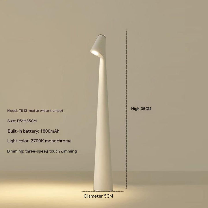 Norvo | Bordlampe Moderne Rød Metall LED Lys