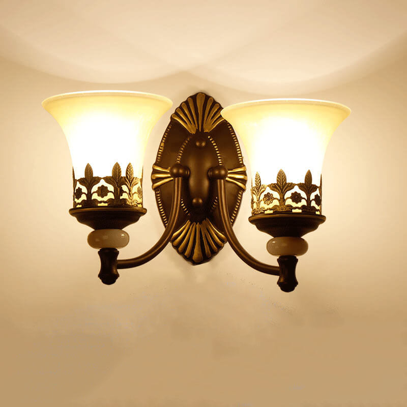 Norvo | Vintage To Skjermet Vegglampe
