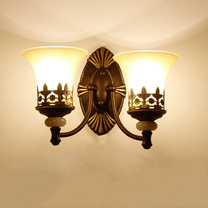 Norvo | Vintage To Skjermet Vegglampe