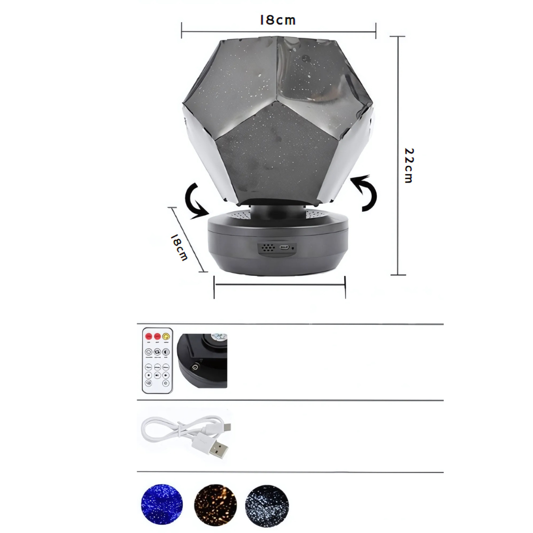 Norvo | Stjerneprojektor LED Galakse Nattlys