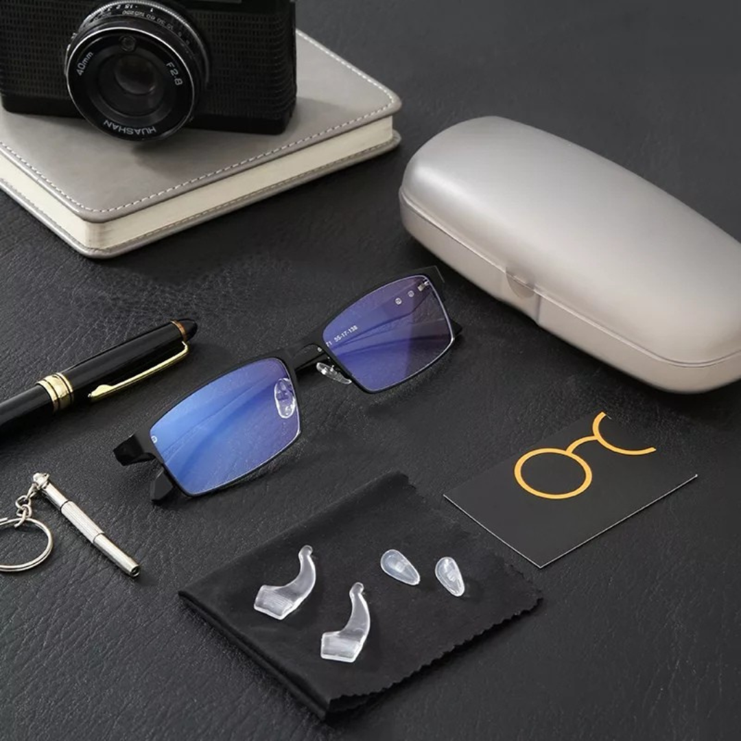 Norvo | Blålysbriller med lett metallramme