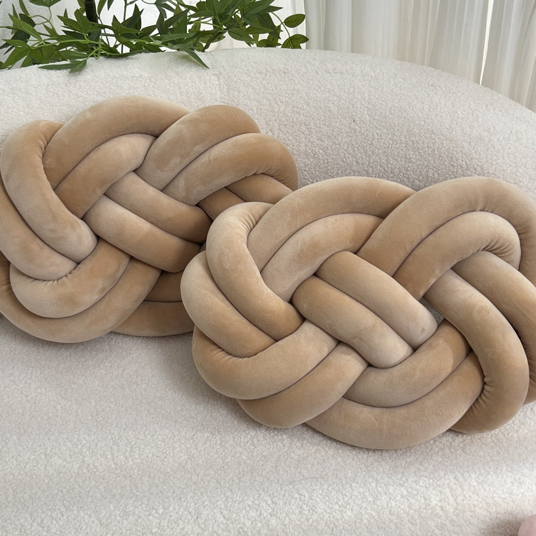 CozyPlush Set med 2 Plush Dekorative Puter – Myk Eleganse for Ditt Hjem Norvo