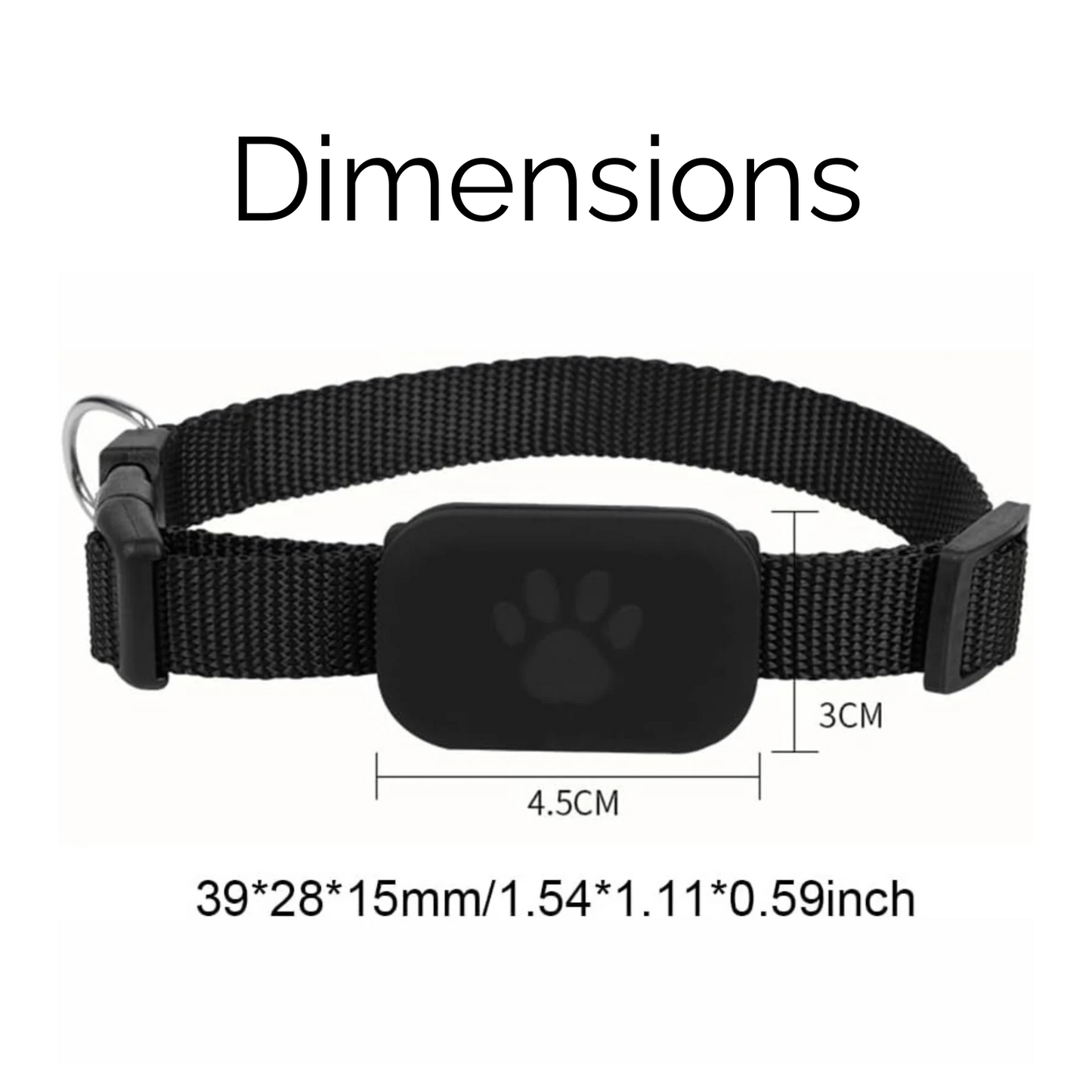 Norvo | AnimalTracker Mini – Smart hunde- og katte Bluetooth halsbånd tracker