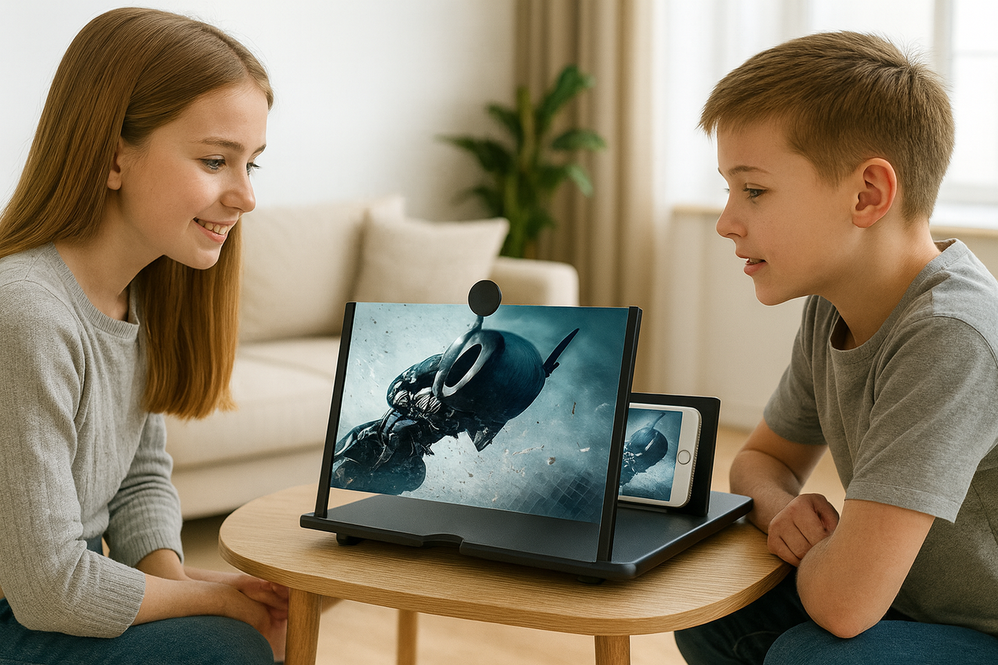 Norvo | Sammenleggbar HD skjermforstørrer for smarttelefoner