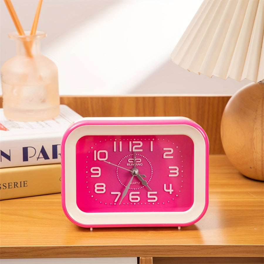 TimeCharm Klokke - Retro Fargerik Vekkerklokke med Design