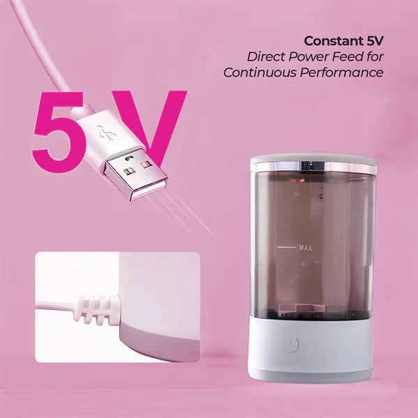 Norvo | Sminkekostrensemaskin | BrushPure Automatisk Rengjøring & Tørking | Kompakt 16×9cm