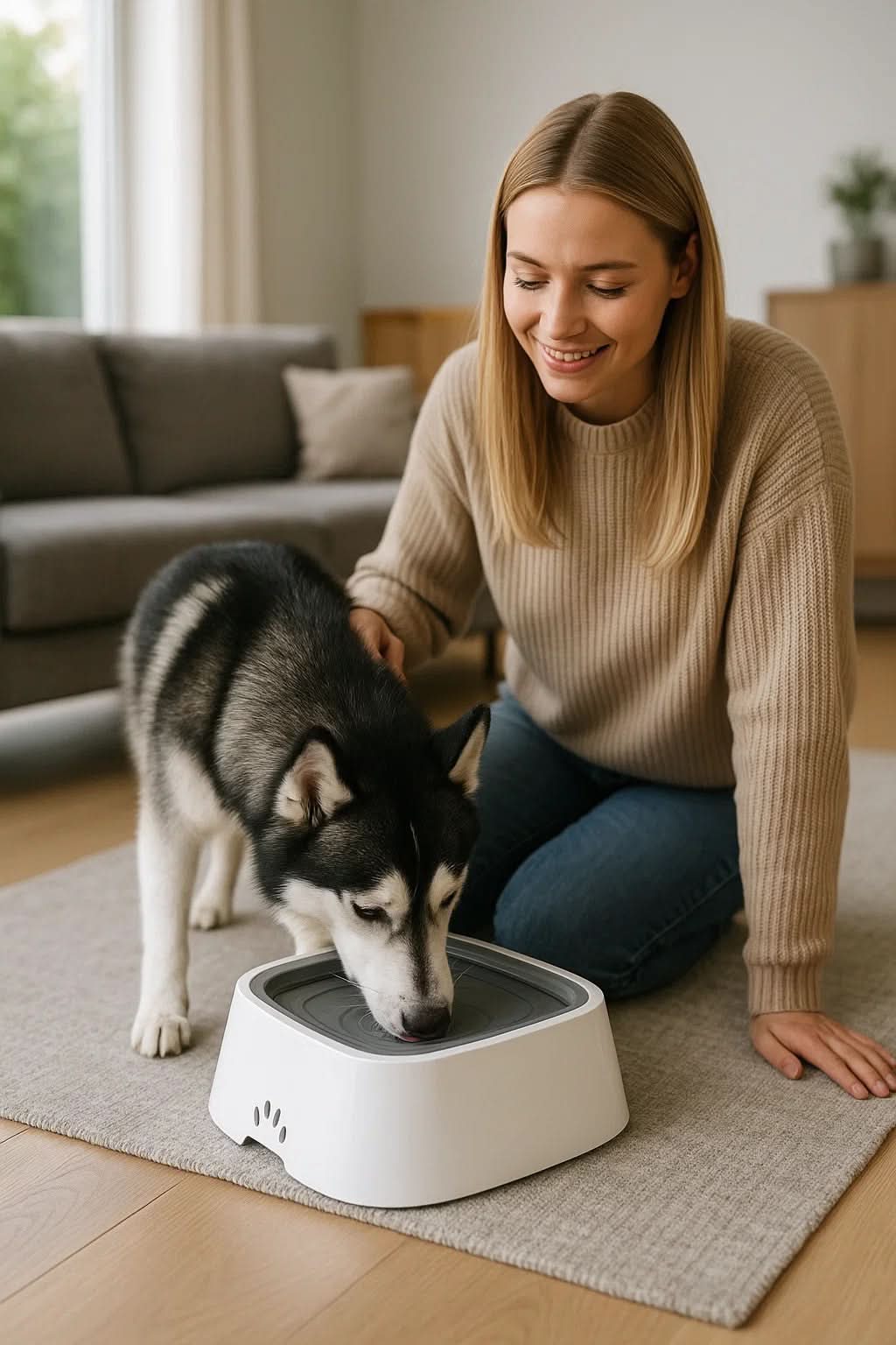 Norvo | DrinkGuard – Antisøle Vannskål for Rene Gulv