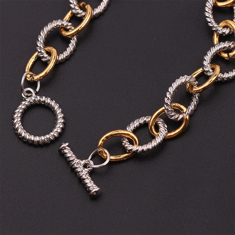 Norvo | To-farget knute vridd armbånd