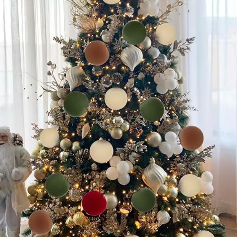 Norvo | Fløyelsjulepynt. 12 stk