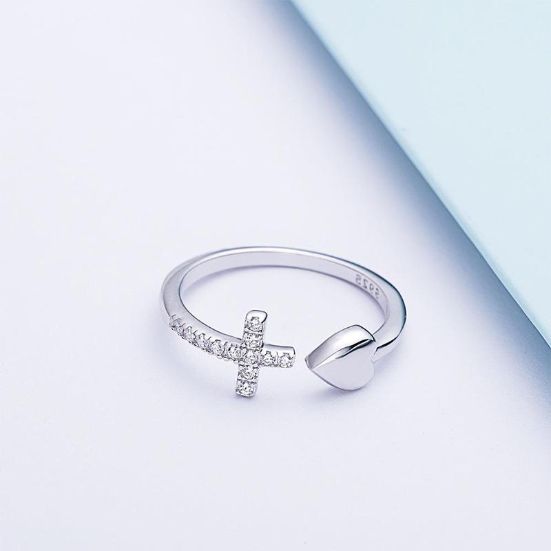 Norvo | Love S925 sterling sølv korsring