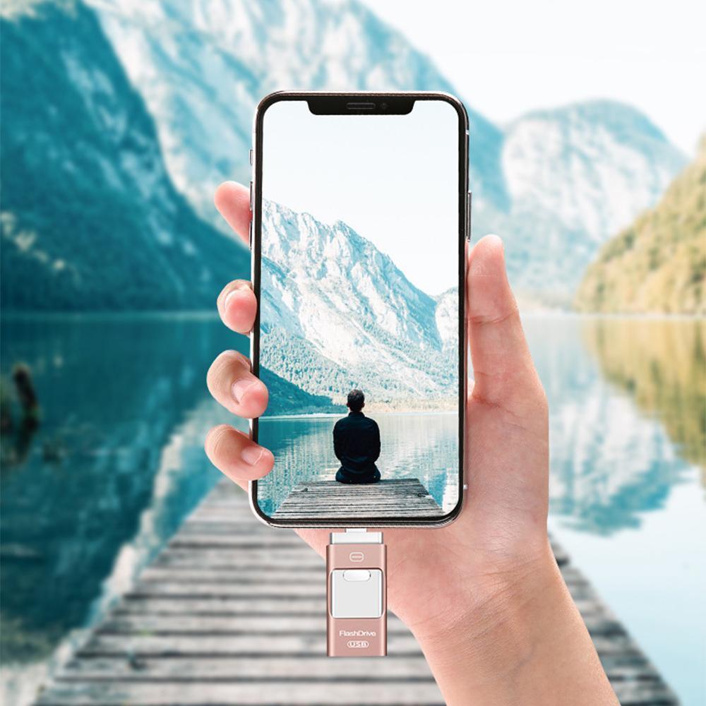 Norvo | Bærbar USB-minnepinne for iPhone, iPad og Android