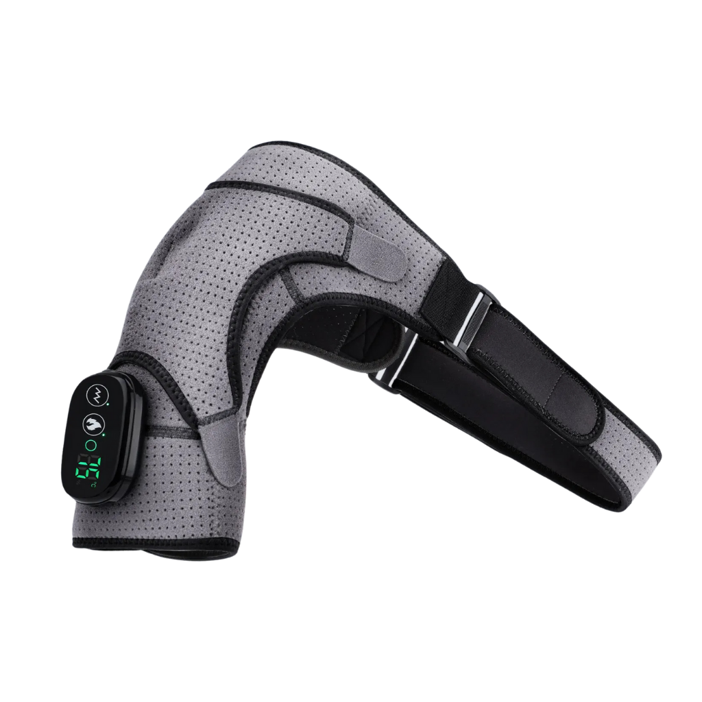 Norvo | Skuldermassasjeenhet | Varmeterapi, Justerbar intensitet & Ideell for muskelavslapning