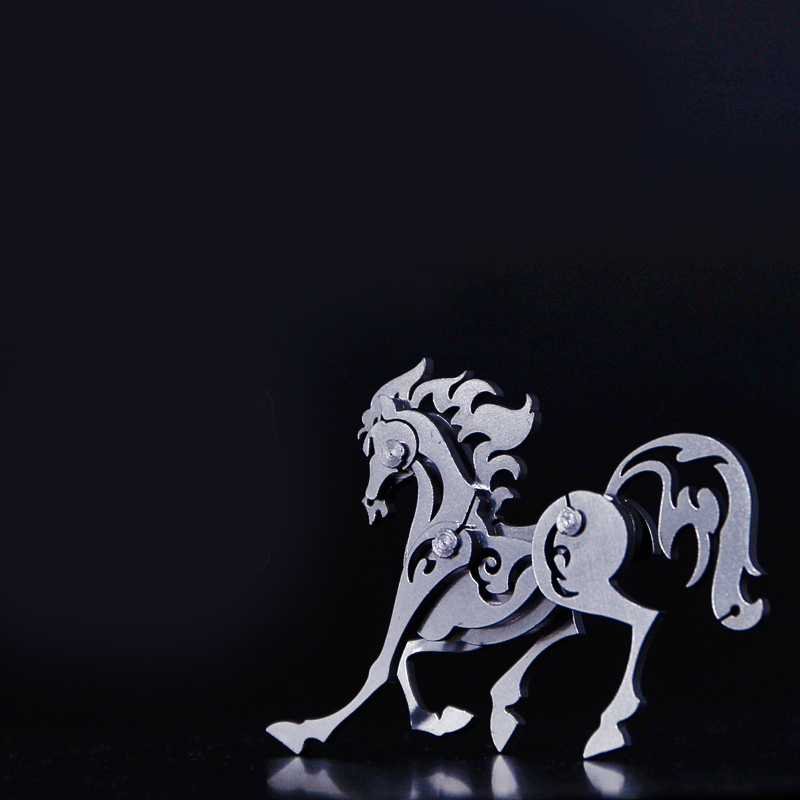 Norvo | DIY Rustfritt Stål 3D Byggeklosser, Beste Gave til Jul, Fødselsdag og Høytider