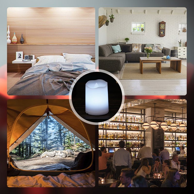 Norvo | Fjernkontroll Fargerik Elektronisk Stearinlys