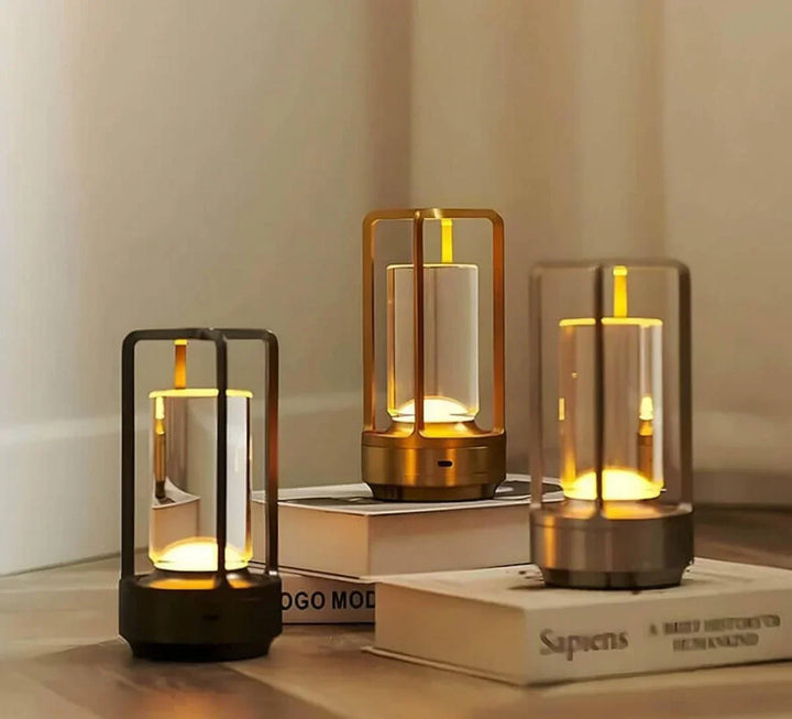 Norvo | Vanntett og Bærbar Krystall Bordlampe - AuroraGlow