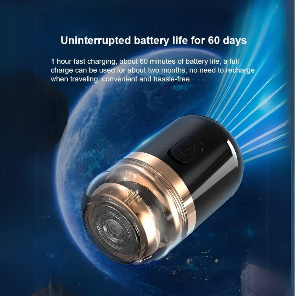 Mini elektrisk barbermaskin - Vanntett & smertefri Norvo