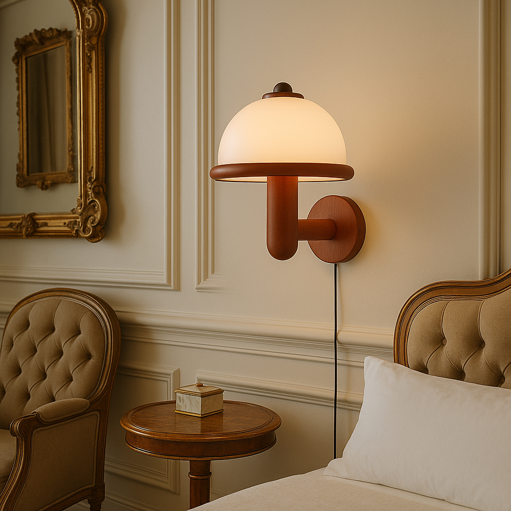 Norvo | NordShroom | Trevegglampe i skandinavisk soppstil