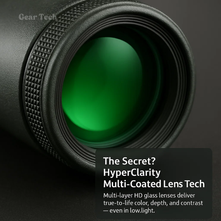 Norvo | Compact 600x Ultra-Zoom Monokular | HD Linse, Lettvekts & Perfekt for Fotturer, Fuglobservasjon, og Sportsbegivenheter