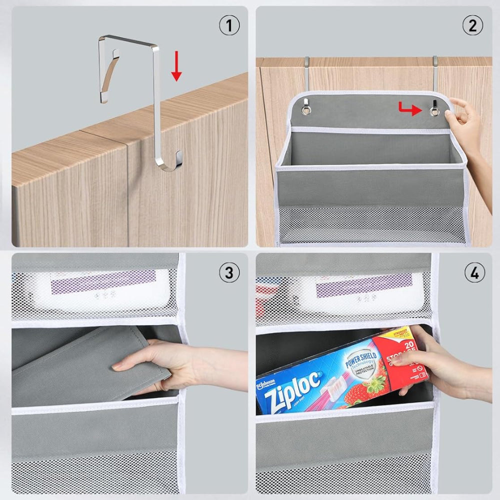 Norvo | Over Dør Organizer med 5 Oppbevaringslommer