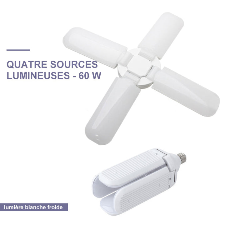 Foldbar deformert universal garasje lampe | Norvo