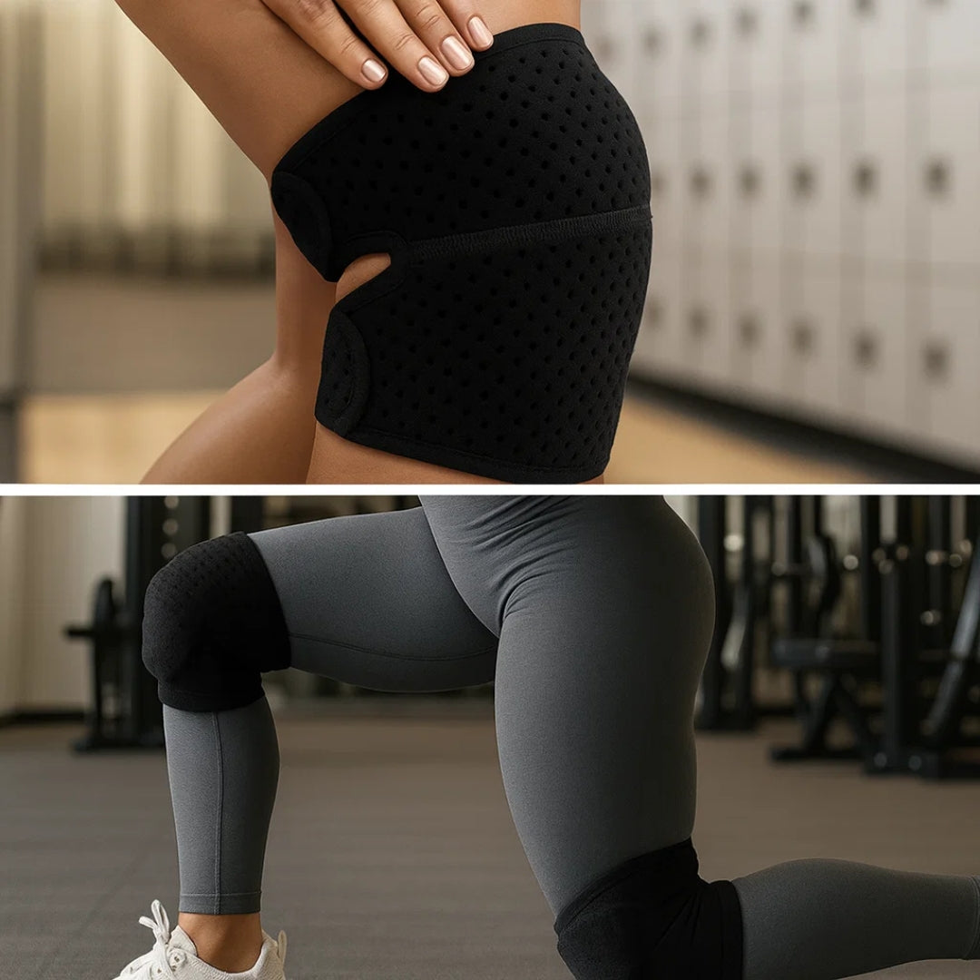 Felles stabilisering – Pustende kneskinn – Lindrer smerte – Øker mobilitet – Komfort hele dagen Norvo