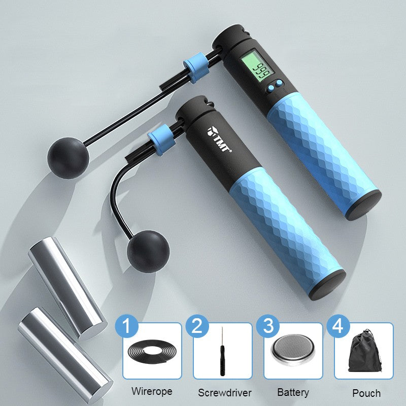 Norvo | 2-i-1 Vektet Smart Digital Hoppetau med Dobbelt-rekkekonfigurasjon, for Enkel Full-kropp Trening