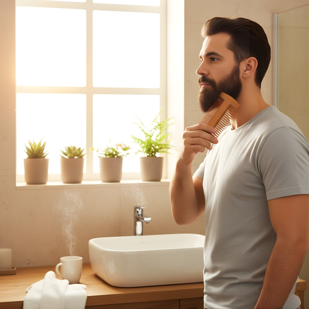 Lett Skum & Frizz Kontroll – Myke Bustegner – Hudvennlig Stell – Perfekt Daglig Skjeggpleie for Menn Norvo